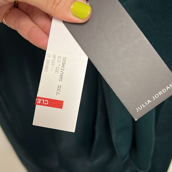 Julia Jordan green evening dress - Picture 4 of 8